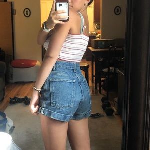 American apparel high waisted shorts